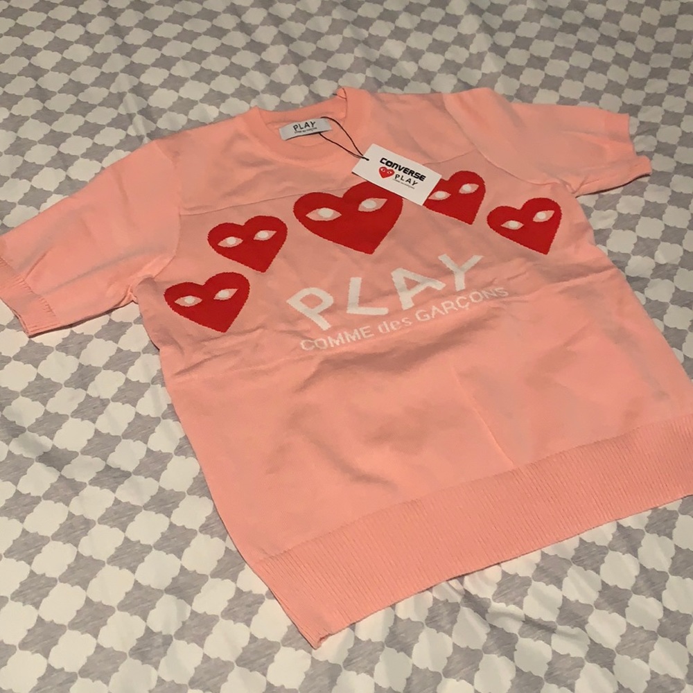 Play pink soft knitted